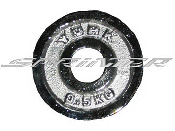 Диски, диски для штанги хромований "YORK" DY-0.5