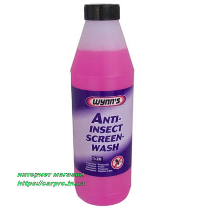 "Антимошка" рідина омивача скла, річна, концентрат Wynns Anti-Insect Screen-Wash на 20л., фото 2