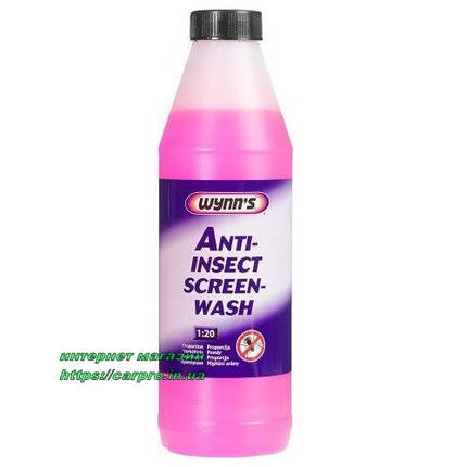 "Антимошка" рідина омивача скла, річна, концентрат Wynns Anti-Insect Screen-Wash на 20л., фото 2