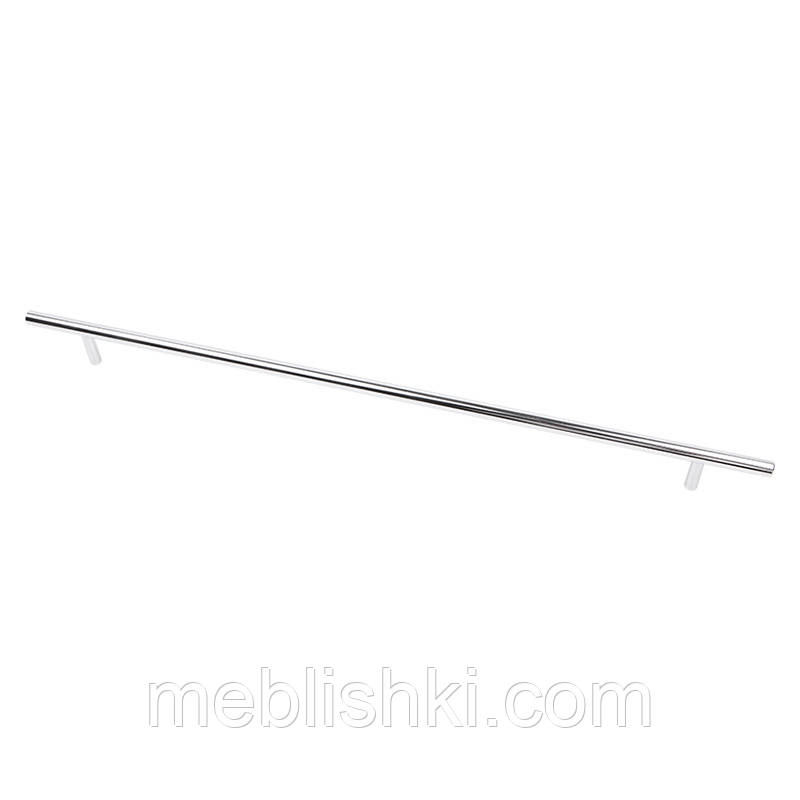 Ручка релінгова RE 1004/384 (DR 10/384 G2) моноліт Ø 10 хром