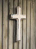 Дерев'яний хрест настінний, фото 3