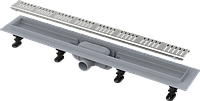 Дренажный трап 550 мм. с перфорированной решеткой из нержавеющей стали Alcaplast APZ10-550M (Чехия)