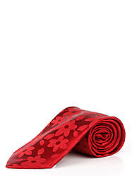 Червона краватка у квітковий принт