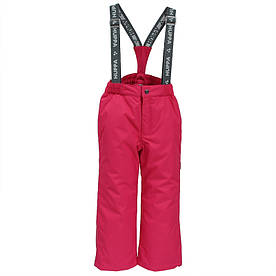 Зимові дитячі штани для дівчинки 2-13 років р. 92-158 FREJA ТМ HUPPA 21700016-00063 рожеві