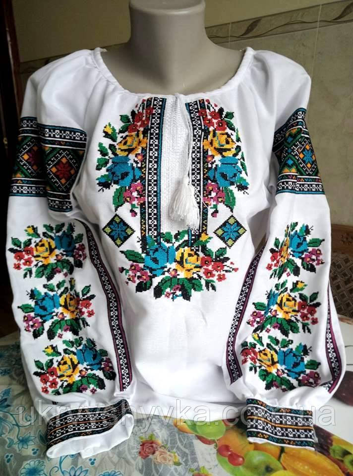 Вишиванка жіноча "Кольорова", фото 1