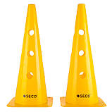 Конус маркування з отворами SECO - 48 см (жовний), фото 3