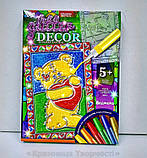 Вітражне забарвлення 'Glitter decor' Ведмедик (GD-01-05), фото 2