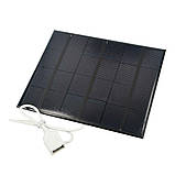 Портативна сонячна панель, 5в, 3,6 Вт. Solar Panel GH165X135, фото 5