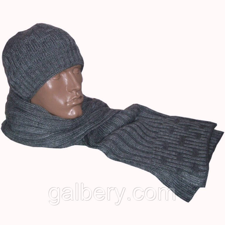 Зимова шапка та шарф