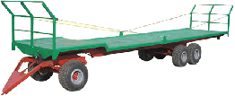 Причіп-платформа для перевезення тюків ПП-12/3