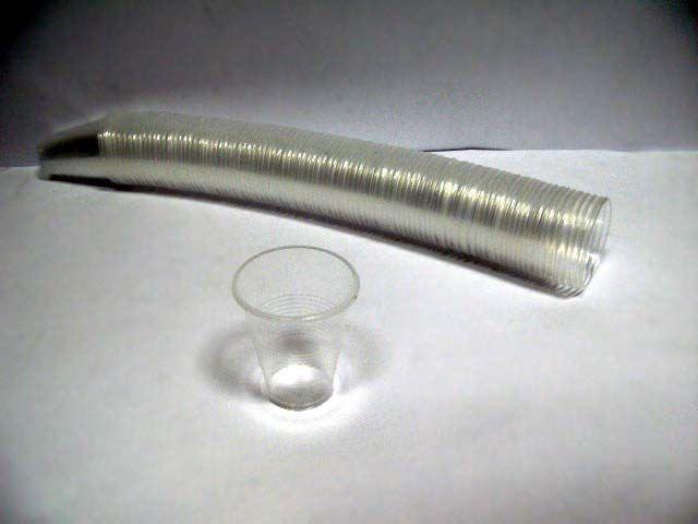 Пластиковий стакан одноразовий 160 мл,"КС", (100 шт)