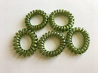 Резинки «Спиралька» набор 5 шт зелень