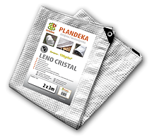 Тент армований, прозорий, LENO CRISTAL, 100 гр/м2 розмір 2 х 3м