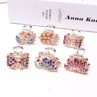 Затискач для волосся з камінчиками 