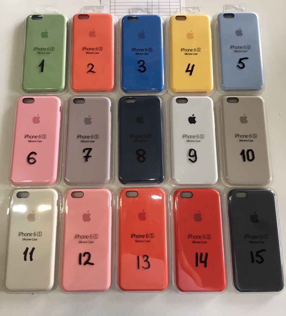 Фірмовий Silicone Case для iphone 6 6S 45цветов