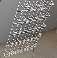Полиця для торгівлі навісна кошикова 5 рядів по 4 комірки