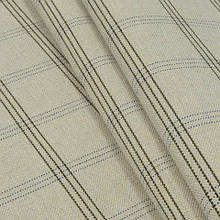 Декоративна тканина, льон, карта бежево-сірий