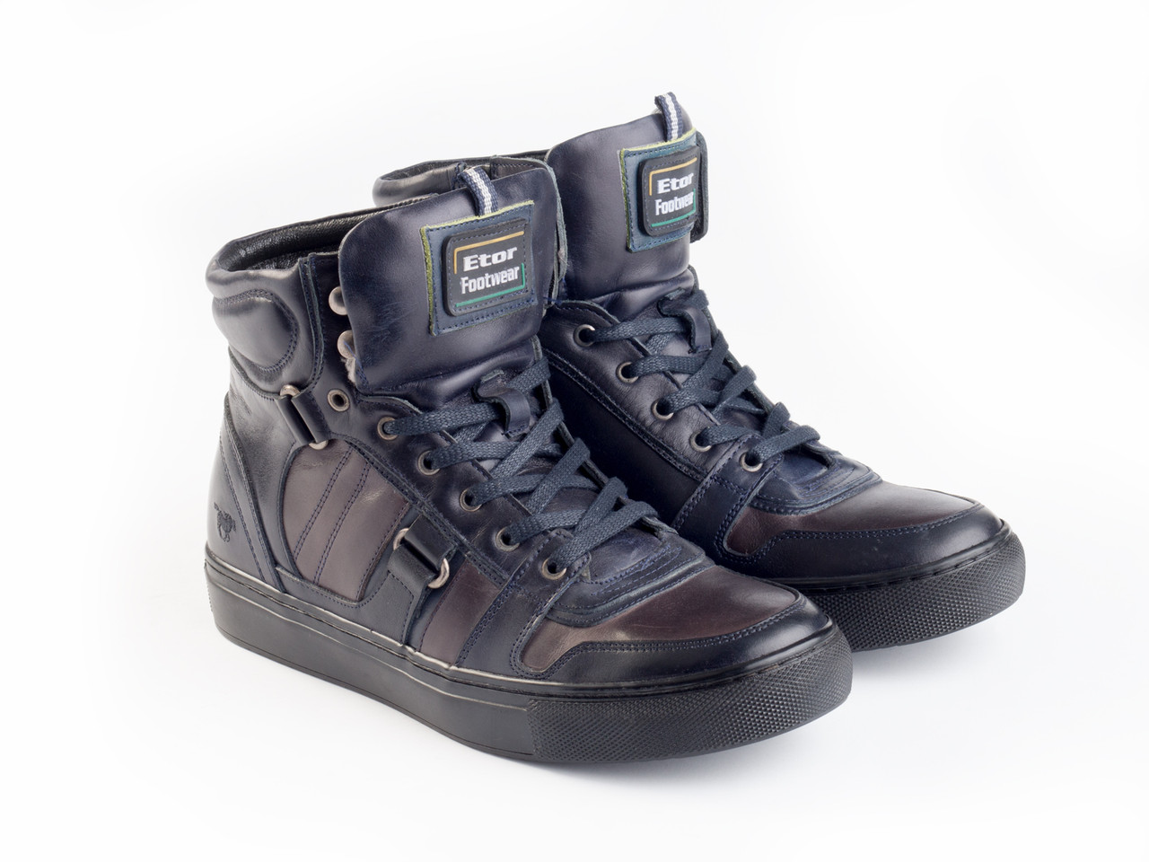 Черевики Etor 8689-07162-5008 синьо+коричневий