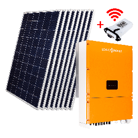 Комплект СЕС "Преміум" інвертор LPM-SIW-30kW + сонячні панелі (WiFi)