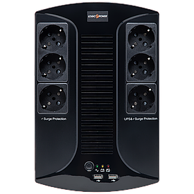 ДБЖ лінійно-інтерактивний LogicPower LP 650VA-6PS