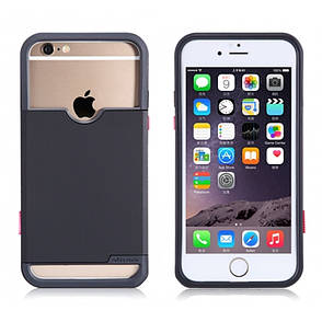 Чохол-накладка Nillkin для iPhone 6/6S (4.7") Show ser. +Кнопка Чорний(241041), фото 1