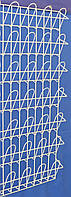 Навісна полиця кошикова 7 рядів по 4 комірки