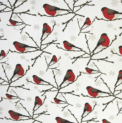 Папір новорічний "Снігурі", відріз 0,8 м