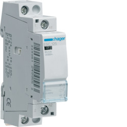Контактор стандартний 25А, 1НО, 230В, 1М (Hager)
