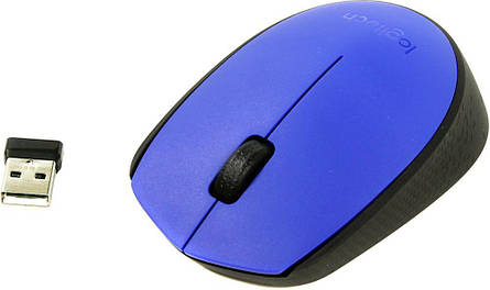 Мишка Logitech M171 Blue, фото 3