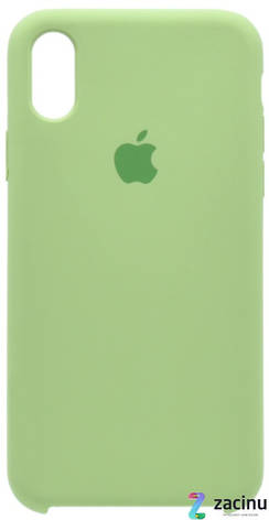 Чохол-накладка для iPhone X (5.8") Silicon Case ser. (veri high copi) Зелений(Green), фото 1