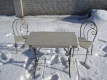Кухонный комплект. Набор стол и стулья. Подробнее смотрите здесь:
http://samofal.uaprom.net/p65517383-komplekt-stol-stul.html