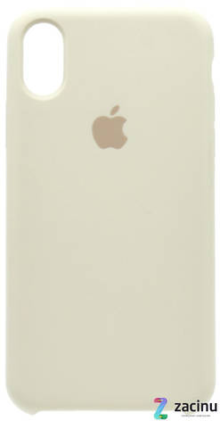 Чохол-накладка для iPhone X (5.8") Silicon Case ser. (veri high copi) Слонова кость(Ivory), фото 1