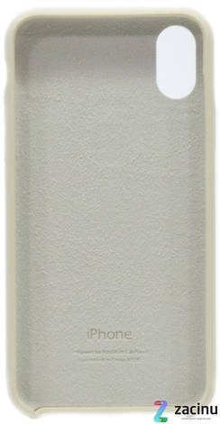 Чохол-накладка для iPhone X (5.8") Silicon Case ser. (veri high copi) Слонова кость(Ivory), фото 3
