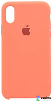 Чехол накладка для iPhone X (5.8 ") Silicon Case ser. (Veri high copi) Оранжевый (Watermelon)