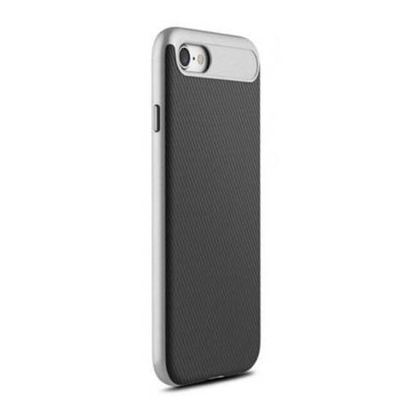 Чохол-накладка ROCK для iPhone 7 (4.7") Vision ser. TPU+PC Сірий, фото 1