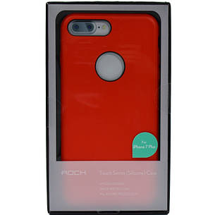Чохол-накладка ROCK для iPhone 7 Plus (5.5") Silicon Touch ser. TPU Червоний, фото 3