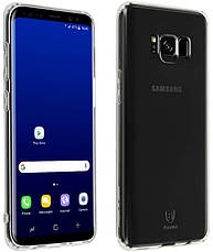 Чохол-накладка Baseus ARSAS8P-02 для Samsung G955 S8 Plus Simple Ultrathin ser. Прозорий/безколірний, фото 4