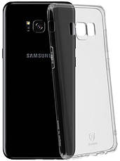 Чохол-накладка Baseus ARSAS8P-02 для Samsung G955 S8 Plus Simple Ultrathin ser. Прозорий/безколірний, фото 6