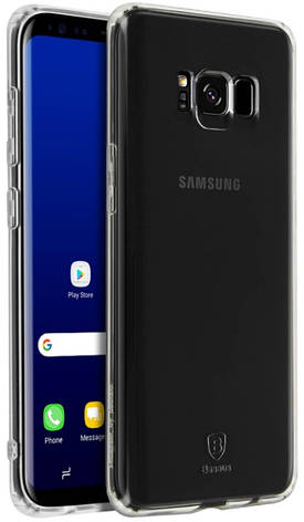 Чохол-накладка Baseus ARSAS8P-02 для Samsung G955 S8 Plus Simple Ultrathin ser. Прозорий/безколірний, фото 1