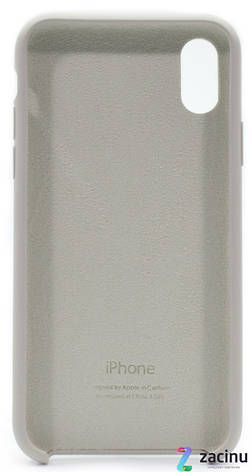 Чохол-накладка для iPhone X (5.8") Silicon Case ser. (veri high copi) Сірий(Light Gray), фото 3