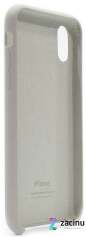 Чохол-накладка для iPhone X (5.8") Silicon Case ser. (veri high copi) Сірий(Light Gray), фото 4