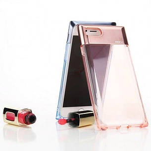 Чохол-накладка ROCK для iPhone 7 (4.7") Crystal ser. TPU+PC Рожевий(648205), фото 3