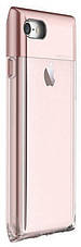Чохол-накладка ROCK для iPhone 7 (4.7") Crystal ser. TPU+PC Рожевий(648205), фото 5