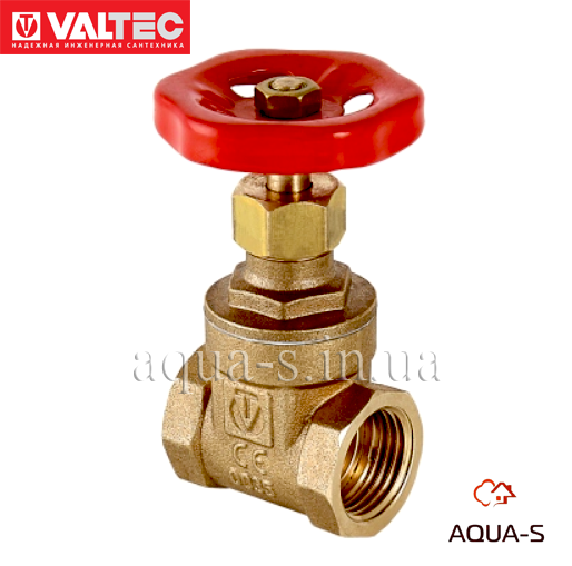 Засувка клинова Valtec DN 1/2" для плавного регулювання (Італія) VT.012.G.04, фото 1