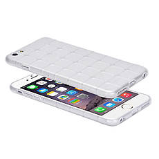 Чохол-накладка ROCK для iPhone 6/6S Cubee ser. TPU Прозорий/безколірний, фото 4