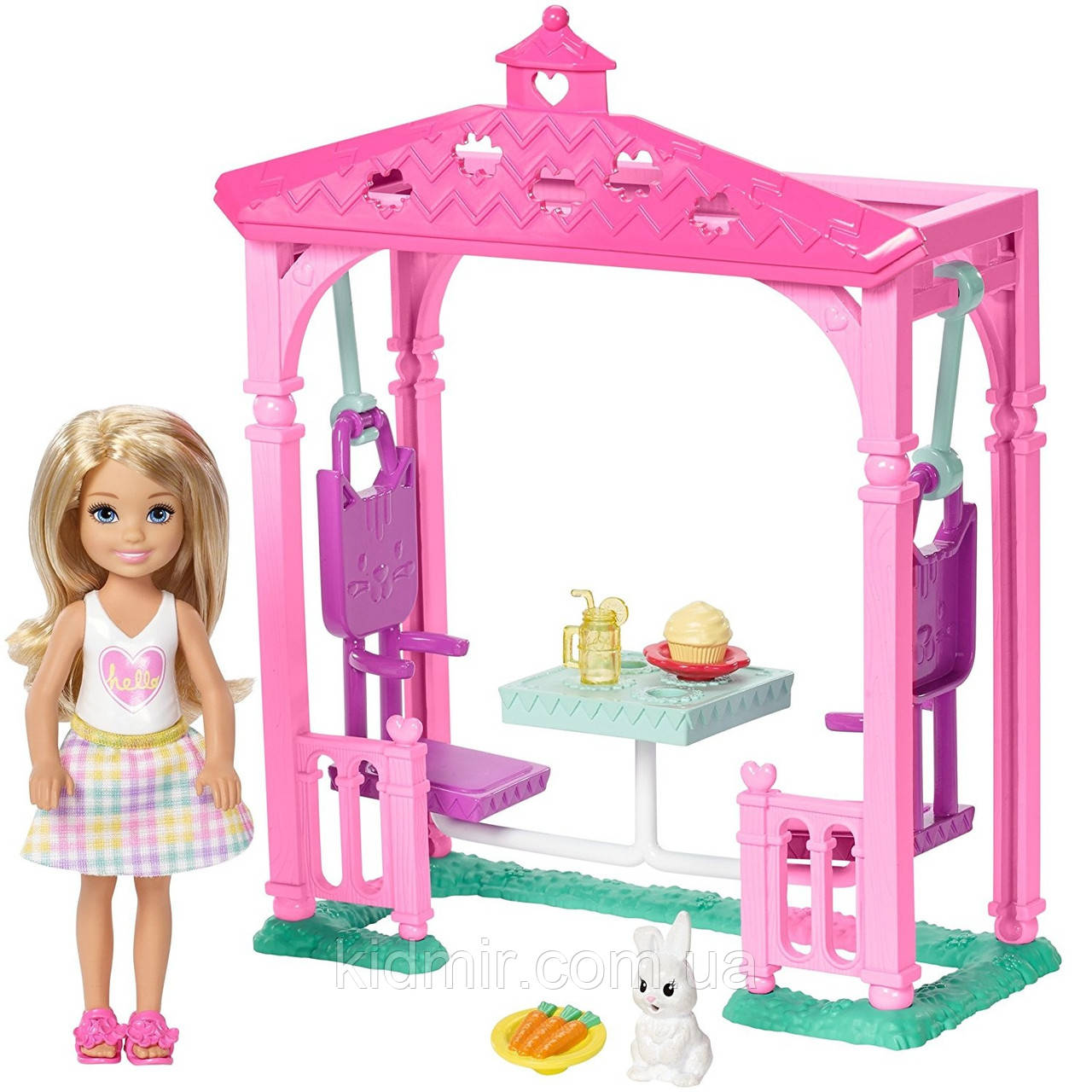 Лялька Барбі клуб Челсі Пікнік в альтанці Barbie Club Chelsea Picnic FDB34, фото 1