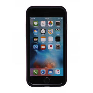 Чохол-накладка ROCK для iPhone 7 (4.7") Royce ser. TPU+PC Чорний/рожеве золото(637247), фото 3