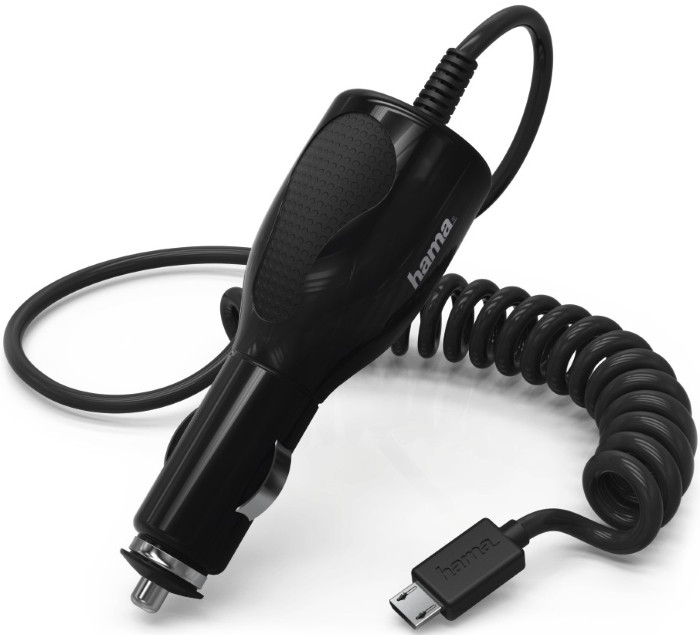 Автомобільний зарядний пристрій в прикурювач Hama 00104830 Car Charger 1 А micro USB Чорний