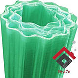 Прозорий шифер Волнопласт хвильовий 2,5х10 м (зелений), фото 2