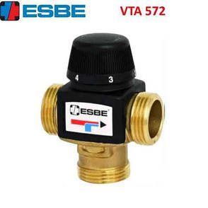 Триходовий змішувальний клапан Esbe VTA572 G 1" 45-65 °C kvs 4.5, фото 2